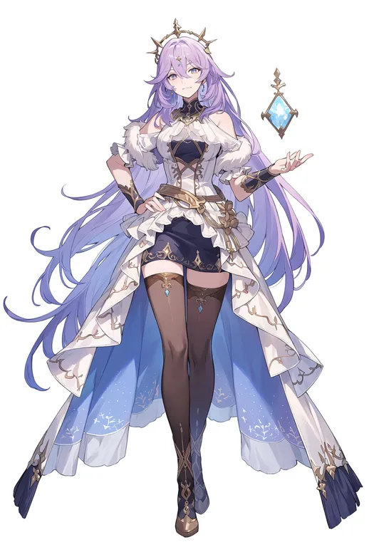 masterpiece, best quality, score_7, safe, atelier iris eternal mana 2, solo, simple background — by k3scat, made with ComfyUI