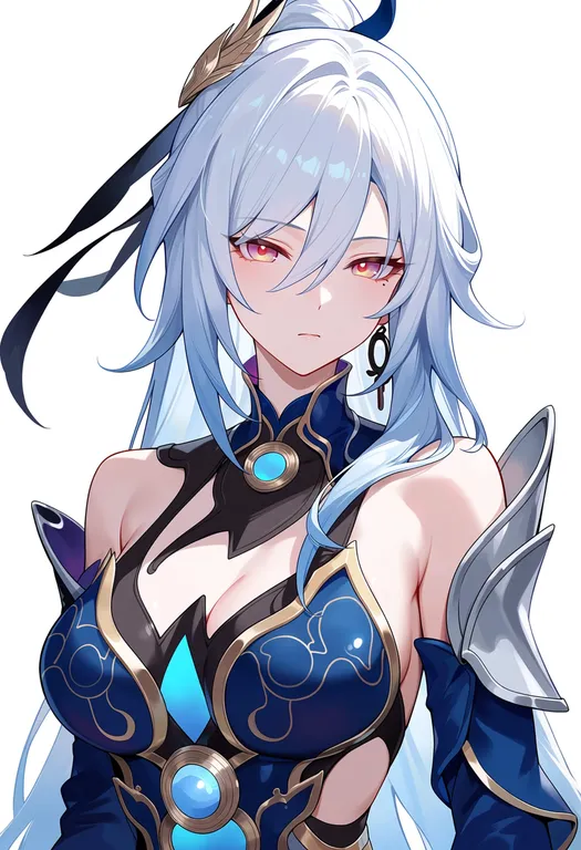 masterpiece, best quality, score_7, safe, jingliu (honkai: star rail), honkai: star rail, solo, upper body… — by k3scat, made with ComfyUI