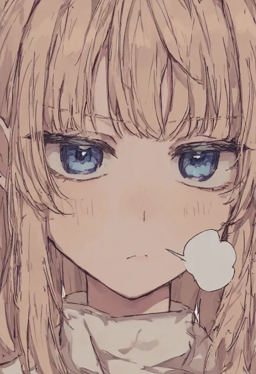 masterpiece, best quality, general, sigh, 1girl, solo, portrait, simple background — by k3scat, made with ComfyUI