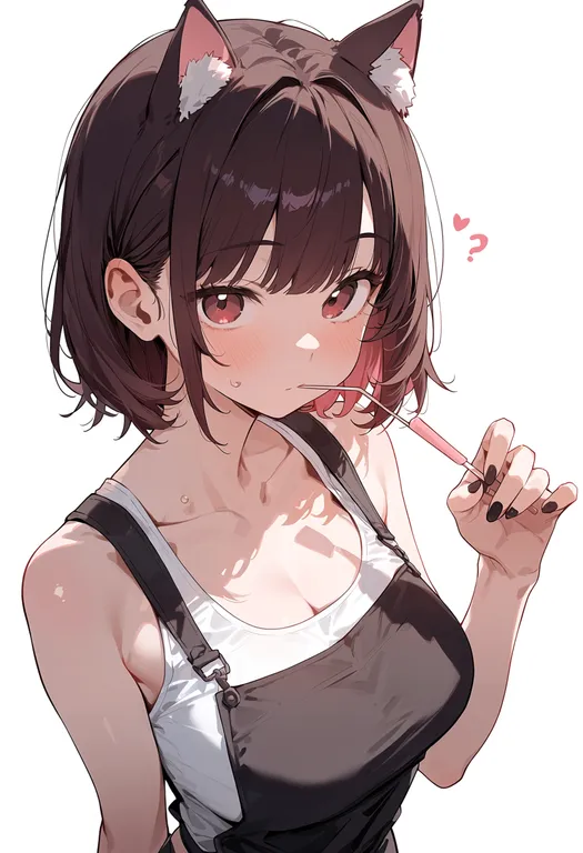 masterpiece, best quality, score_7, safe, anmitsu (dessert), 1girl, solo, upper body, simple background — by k3scat, made with ComfyUI