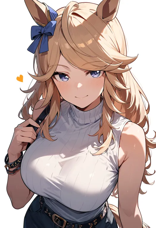 masterpiece, best quality, score_7, safe, gold city (authentic/1928) (umamusume), umamusume, solo, upper body… — by k3scat, made with ComfyUI