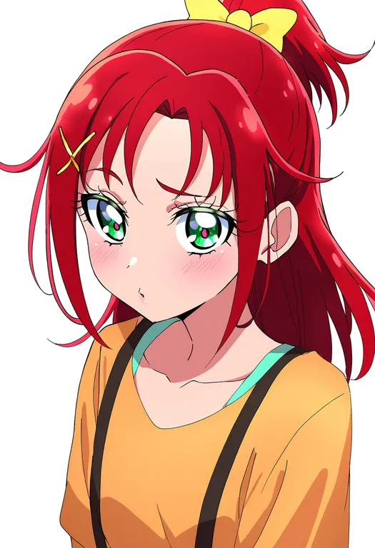 masterpiece, best quality, newest, absurdres, highres, safe, hino_akane_(precure), precure, solo, upper_body… — by k3scat, made with ComfyUI