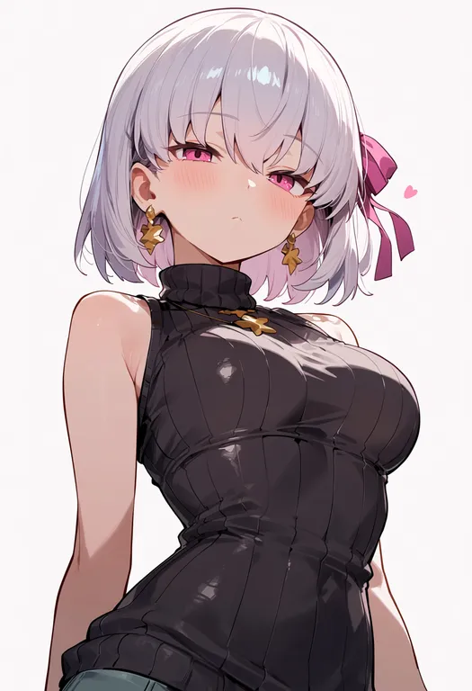 masterpiece, best quality, score_7, safe, kama (teenager) (fate), solo, upper body, simple background — by k3scat, made with ComfyUI