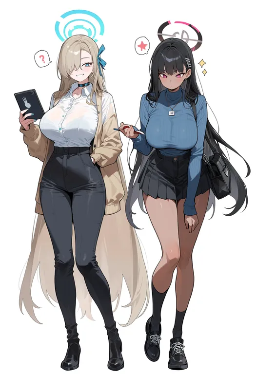 masterpiece, best quality, score_7, safe, multiple crossover, multiple girls — by k3scat, made with ComfyUI