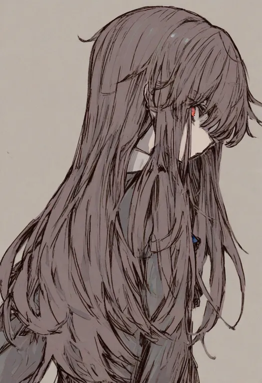 masterpiece, best quality, general, ib (ib), ib, solo, upper body, simple background — by k3scat, made with ComfyUI