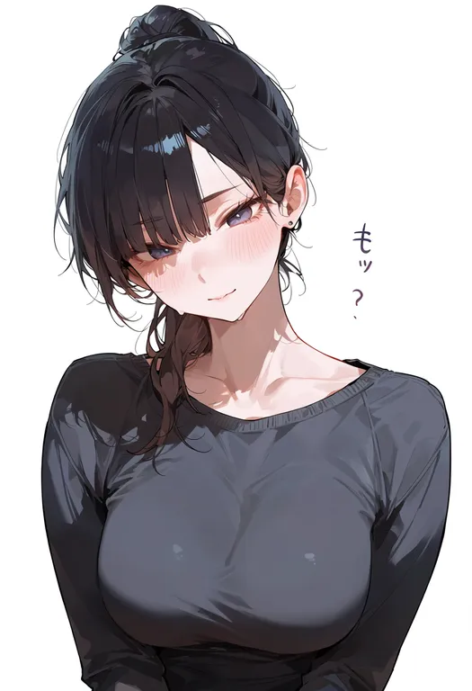 masterpiece, best quality, score_7, safe, chihayafuru, solo, upper body, simple background — by k3scat, made with ComfyUI