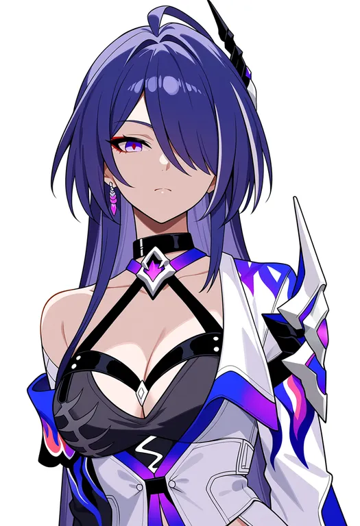 masterpiece, best quality, score_7, safe, acheron (slashed dream) (honkai: star rail), honkai: star rail, solo… — by k3scat, made with ComfyUI