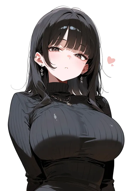 masterpiece, best quality, score_7, safe, crumbs, 1girl, solo, upper body, simple background — by k3scat, made with ComfyUI