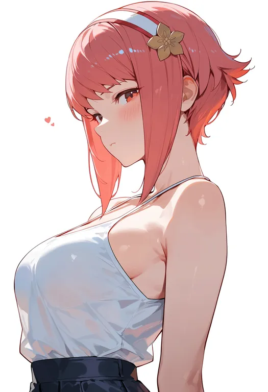 masterpiece, best quality, score_7, safe, sakura (fire emblem), fire emblem, solo, upper body, simple background — by k3scat, made with ComfyUI