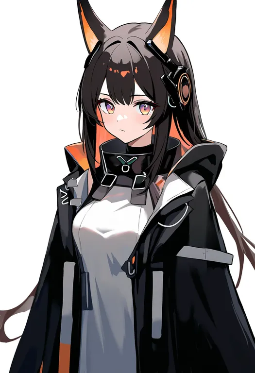 masterpiece, best quality, newest, absurdres, highres, safe, arknights:_endfield, solo, simple_background — by k3scat, made with ComfyUI