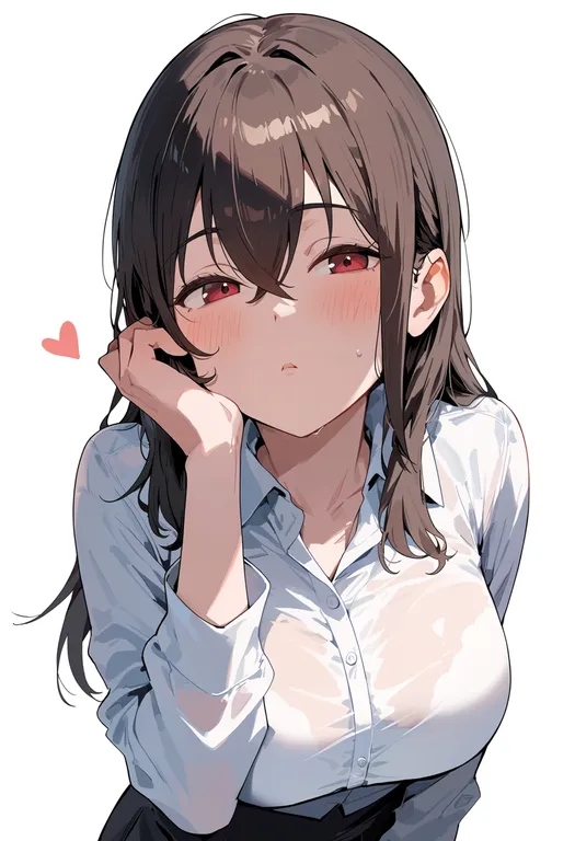 masterpiece, best quality, score_7, safe, fujiwara hajime, solo, upper body, simple background — by k3scat, made with ComfyUI