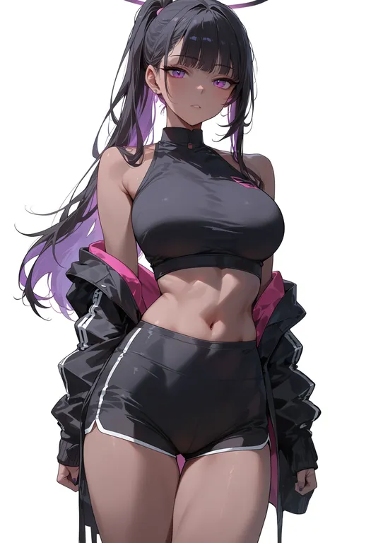 masterpiece, best quality, score_7, safe, two-sided fabric, 1girl, solo, simple background — by k3scat, made with ComfyUI