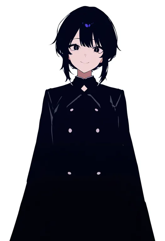 masterpiece, best quality, newest, absurdres, highres, safe, mob_x_character, 1girl, solo, simple_background — by k3scat, made with ComfyUI