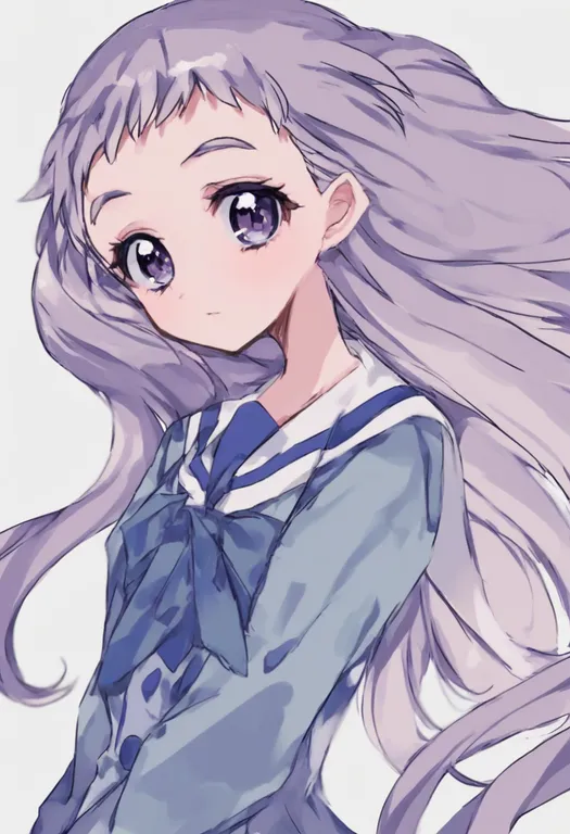 masterpiece, best quality, general, kasugano urara (precure), precure, solo, upper body, simple background — by k3scat, made with ComfyUI