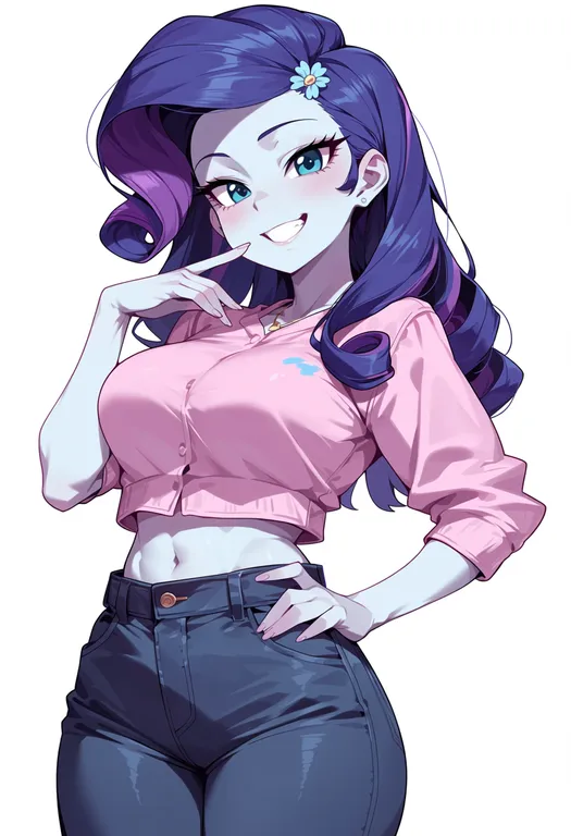 masterpiece, best quality, score_7, safe, my little pony: equestria girls, solo, simple background — by k3scat, made with ComfyUI