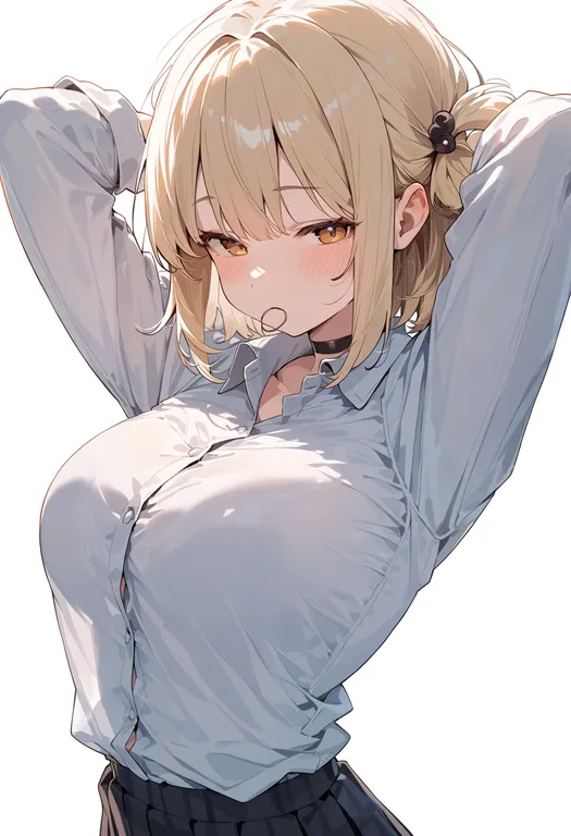 masterpiece, best quality, score_7, safe, yunomi, 1girl, solo, upper body, simple background — by k3scat, made with ComfyUI