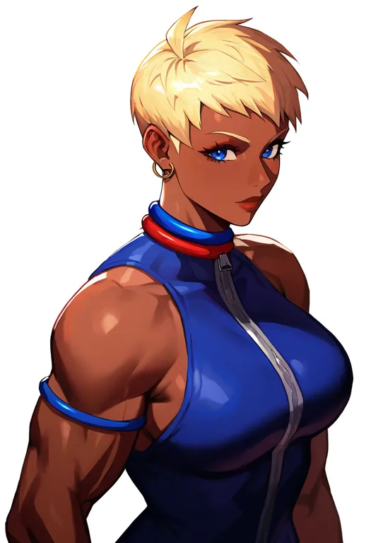 masterpiece, best quality, newest, absurdres, highres, safe, elena_(street_fighter), street_fighter, solo, upper_body… — by k3scat, made with ComfyUI