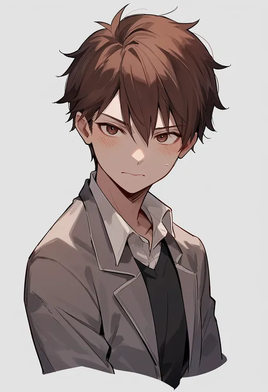 masterpiece, best quality, score_7, safe, morisawa chiaki, solo, upper body, simple background — by k3scat, made with ComfyUI