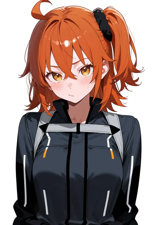 masterpiece, best quality, score_7, safe, fujimaru ritsuka (female) (polar chaldea uniform), solo, upper body… — by k3scat, made with ComfyUI