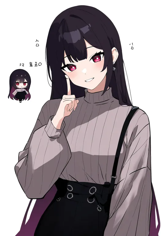 masterpiece, best quality, newest, absurdres, highres, safe, chibi_inset, 1girl — by k3scat, made with ComfyUI