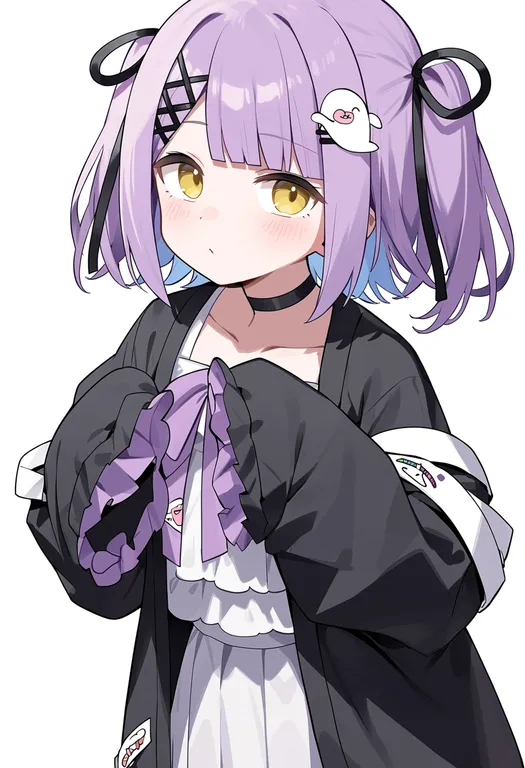 masterpiece, best quality, score_7, safe, shinomiya runa, solo, upper body, simple background — by k3scat, made with ComfyUI