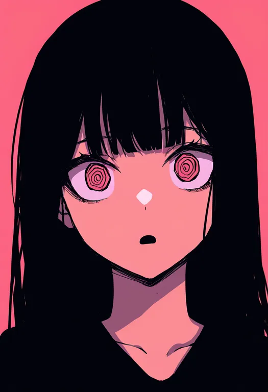 masterpiece, best quality, newest, absurdres, highres, safe, panicking, 1girl, solo, portrait, simple_background — by k3scat, made with ComfyUI