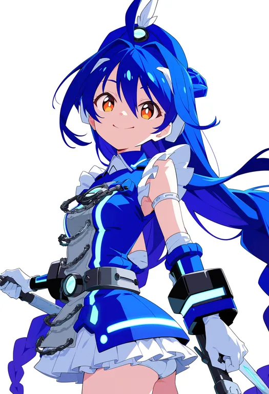 masterpiece, best quality, score_7, safe, vividred operation, solo, simple background — by k3scat, made with ComfyUI