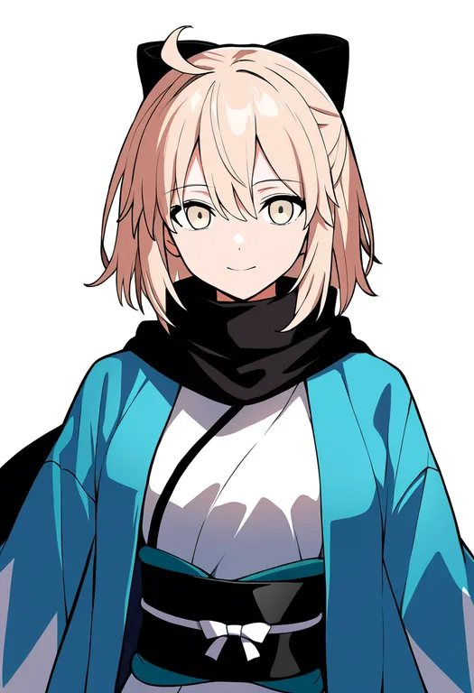 masterpiece, best quality, newest, absurdres, highres, safe, okita_souji_(koha-ace), koha-ace, solo, upper_body… — by k3scat, made with ComfyUI