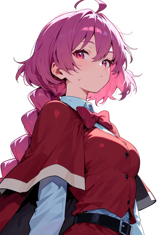 masterpiece, best quality, score_7, safe, okazaki yumemi, solo, upper body, simple background — by k3scat, made with ComfyUI
