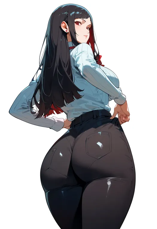 masterpiece, best quality, score_7, safe, persona 2 tsumi, solo, simple background — by k3scat, made with ComfyUI