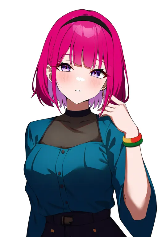 masterpiece, best quality, newest, absurdres, highres, safe, hina_(girls_band_cry), girls_band_cry, solo, upper_body… — by k3scat, made with ComfyUI