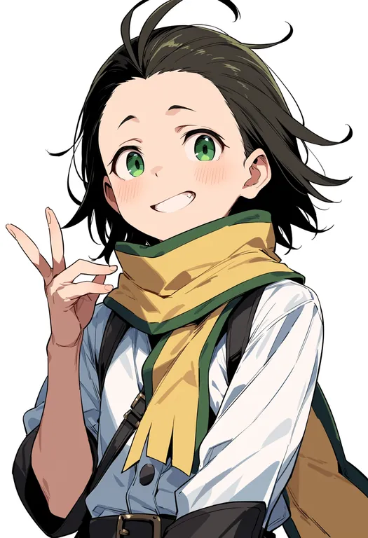 masterpiece, best quality, score_7, safe, mochizuki ryouji, solo, upper body, simple background — by k3scat, made with ComfyUI