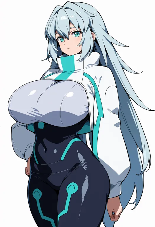masterpiece, best quality, score_7, safe, gundam build divers re:rise, solo, simple background — by k3scat, made with ComfyUI