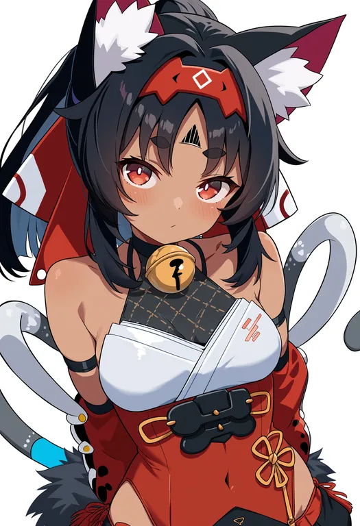 masterpiece, best quality, score_7, safe, nekomiya mana, solo, upper body, simple background — by k3scat, made with ComfyUI