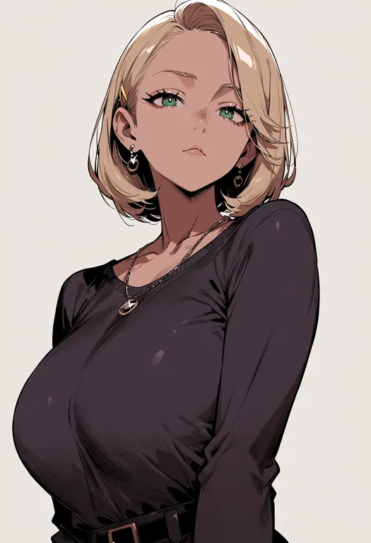 masterpiece, best quality, score_7, safe, honekoneko (psg), solo, upper body, simple background — by k3scat, made with ComfyUI