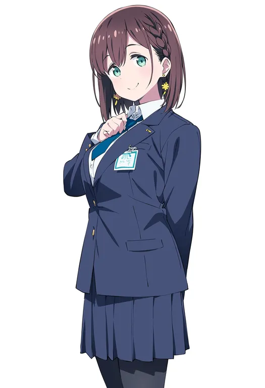 masterpiece, best quality, score_7, safe, getsuyoubi no tawawa, solo, simple background — by k3scat, made with ComfyUI