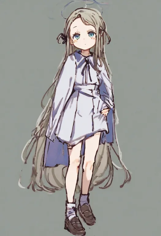 masterpiece, best quality, general, hand on own thigh, 1girl, solo, full body, simple background — by k3scat, made with ComfyUI