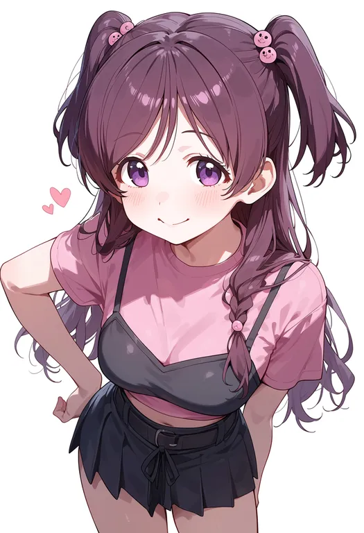 masterpiece, best quality, score_7, safe, yumehara nozomi, solo, upper body, simple background — by k3scat, made with ComfyUI