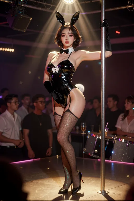 一位东方美女，身材高挑火辣，标准瓜子脸，下巴尖细柔和，额头饱满，五官精致，杏眼迷人大眼，眼尾微挑，眼妆为浓郁红色系烟熏，眼线拉长，浓密睫毛，瞳孔乌黑明亮，眼神妩媚自信，细长柳眉上挑，鼻梁高挺，鼻尖小巧，樱桃小嘴丰润，上唇微翘，下唇饱满红润带… — by kessness, made with ComfyUI