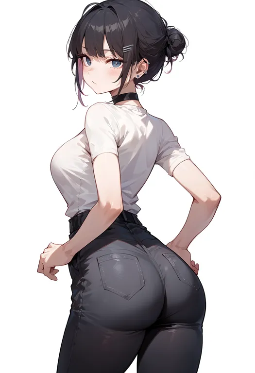 masterpiece, best quality, score_7, safe, vshojo, solo, simple background — by k3scat, made with ComfyUI