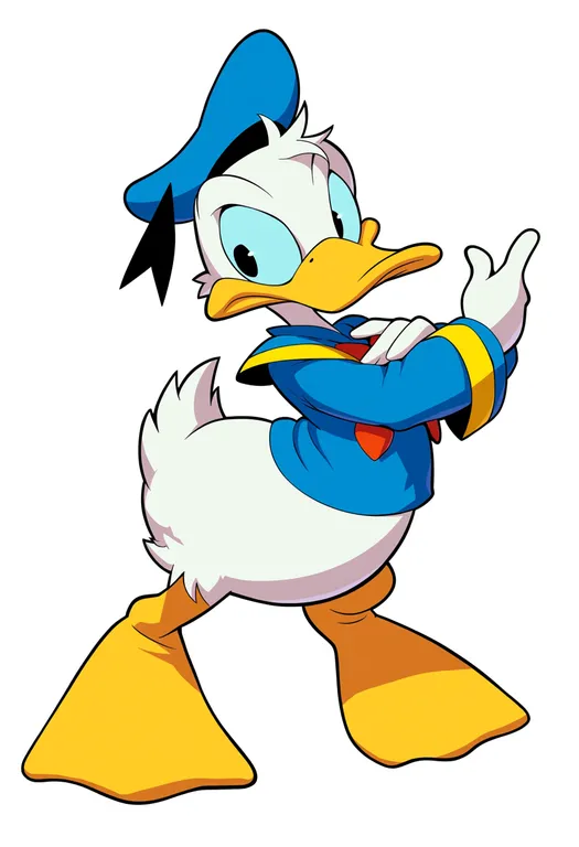 masterpiece, best quality, score_7, safe, duck boy, 1boy, solo, simple background — by k3scat, made with ComfyUI
