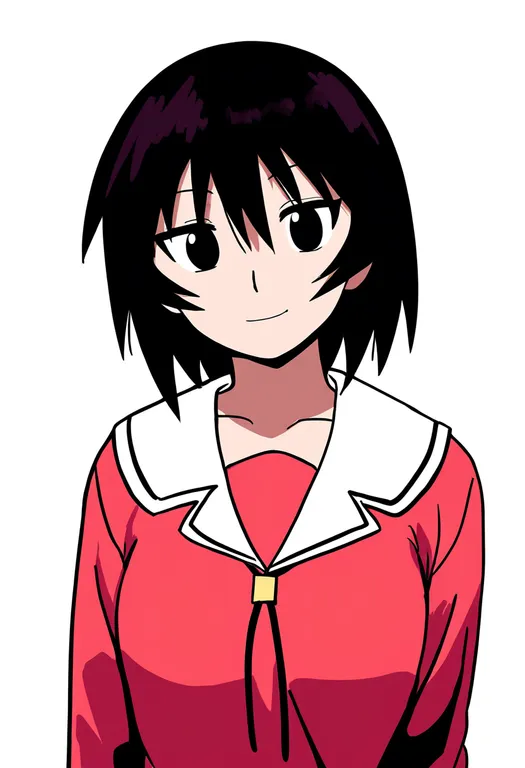 masterpiece, best quality, newest, absurdres, highres, safe, kagura_(azumanga_daioh), azumanga_daioh, solo, upper_body… — by k3scat, made with ComfyUI
