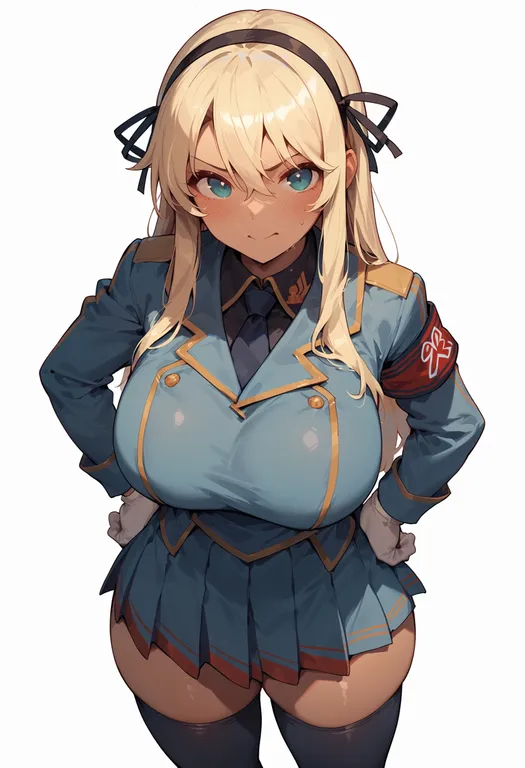 masterpiece, best quality, score_7, safe, senran kagura shinovi versus, solo, simple background — by k3scat, made with ComfyUI