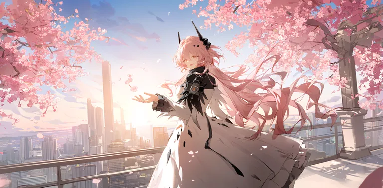 明日方舟-特雷西娅-坠日城樱-01 — by 💤💤💤, made with ComfyUI