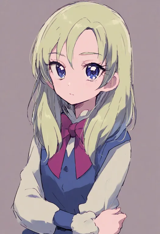 masterpiece, best quality, general, seiren (precure), precure, solo, upper body, simple background — by k3scat, made with ComfyUI