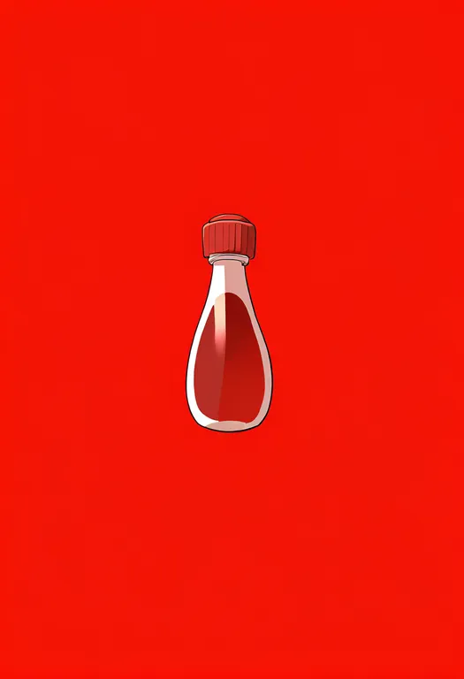 masterpiece, best quality, newest, absurdres, highres, safe, ketchup, 1girl, solo, upper_body, simple_background — by k3scat, made with ComfyUI