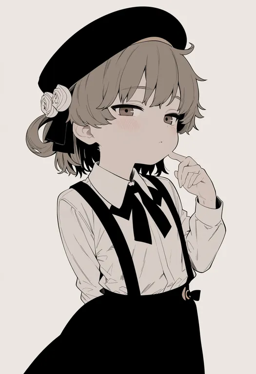 masterpiece, best quality, score_7, safe, hatoba tsugu, solo, upper body, simple background — by k3scat, made with ComfyUI
