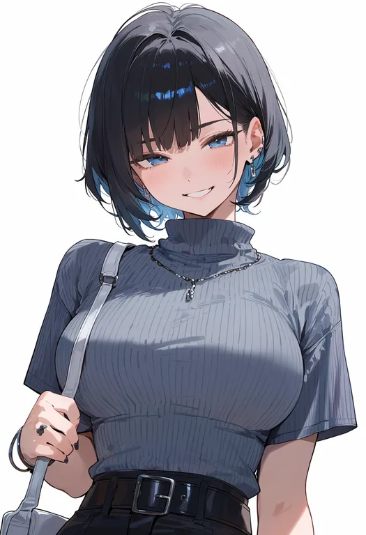 masterpiece, best quality, score_7, safe, vodka, 1girl, solo, upper body, simple background — by k3scat, made with ComfyUI