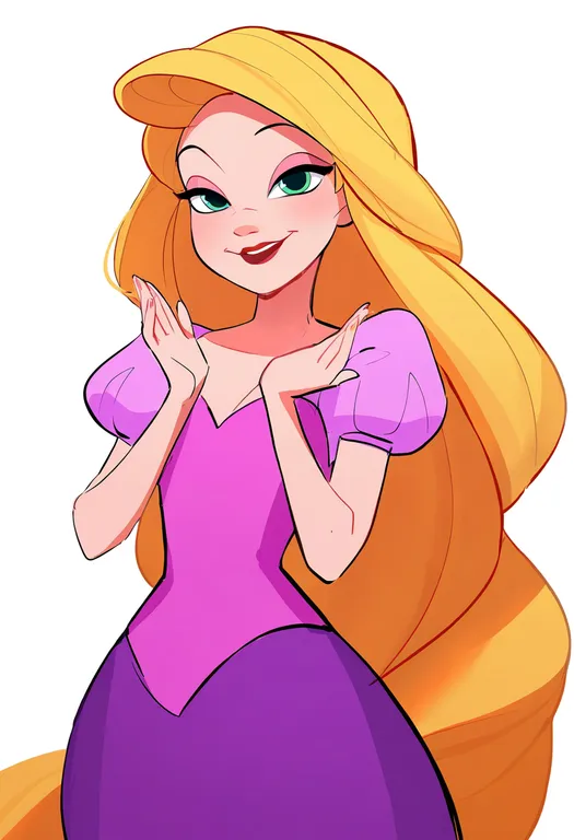 masterpiece, best quality, newest, absurdres, highres, safe, rapunzel_(disney), disney, solo, upper_body… — by k3scat, made with ComfyUI