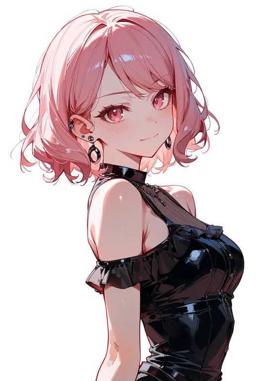masterpiece, best quality, score_7, safe, amoris (bang dream!), bang dream!, solo, upper body, simple background — by k3scat, made with ComfyUI